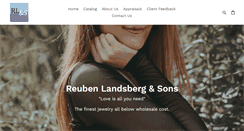 Desktop Screenshot of landsbergandsons.com